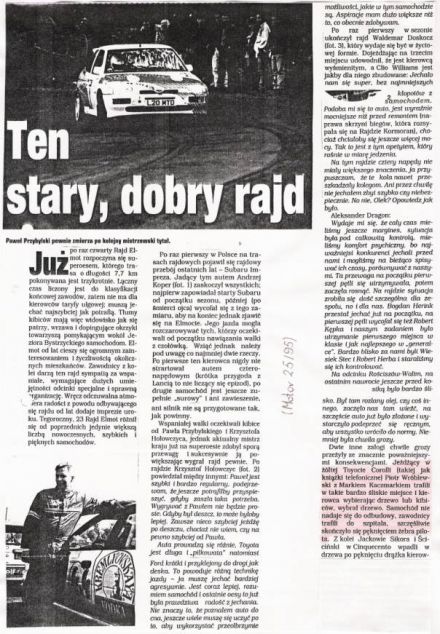 Rajd Elmot - 1995r.